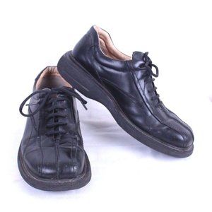 London Underground Lace Up Shoes Size 12M Black Leather Maltese Casual